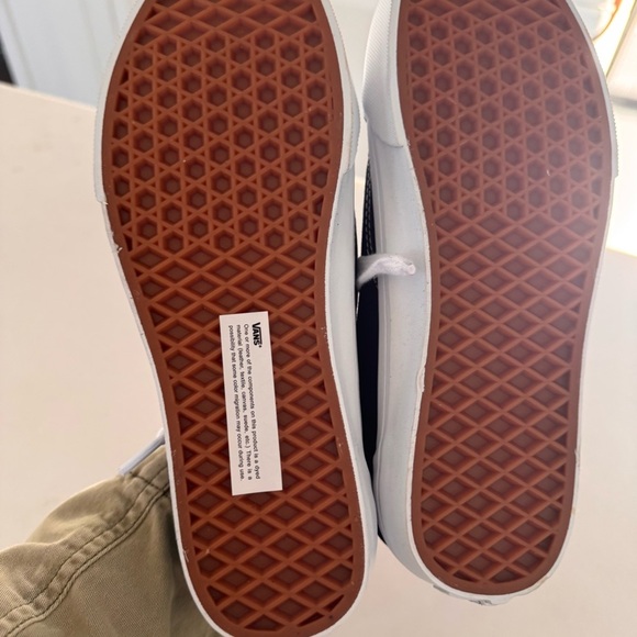 NEW! Vans Old Shool Unisex Suede Sneakers Navy Blue Wide Laces Womens 9 Mens 7.5 - Picture 9 of 11